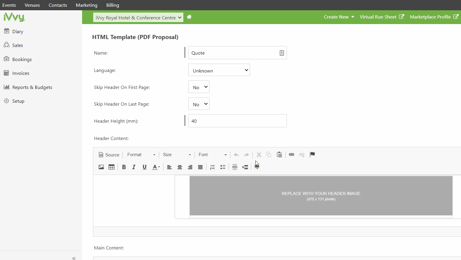Adding Images to HTML Document Templates.